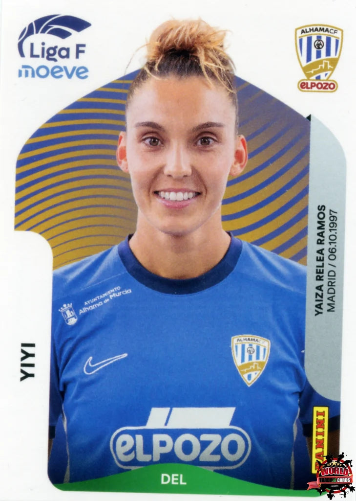 Cromo Trading Card Fútbol-Yiyi-Alhama CF. El Pozo-Panini Liga F Moeve 2025-2026-18-Basico
