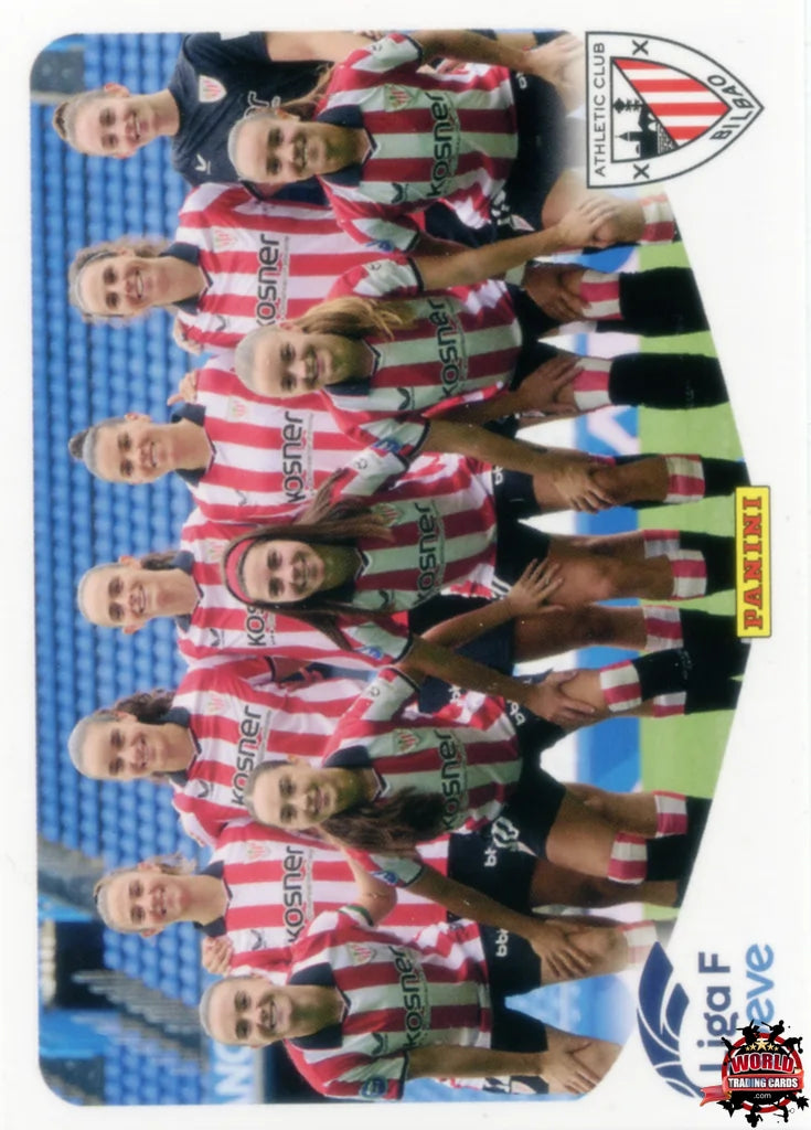 Cromo Trading Card Fútbol-Formación Athletic Club-Athletic Club-Panini Liga F Moeve 2025-2026-23-Basico