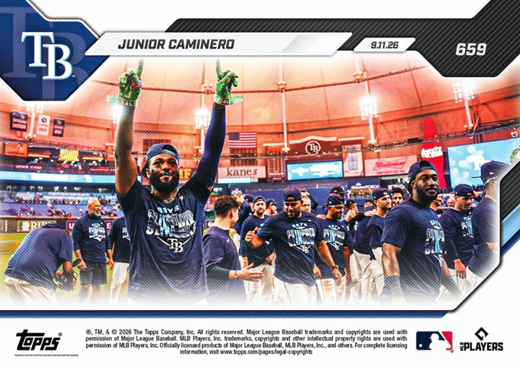2026 | Topps | Now | MLB | #659 | Junior Caminero | Base