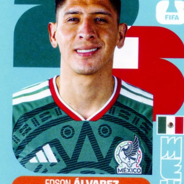 Trading Card Soccer-Edson Alvarez-Mexico-Panini Fifa World Cup