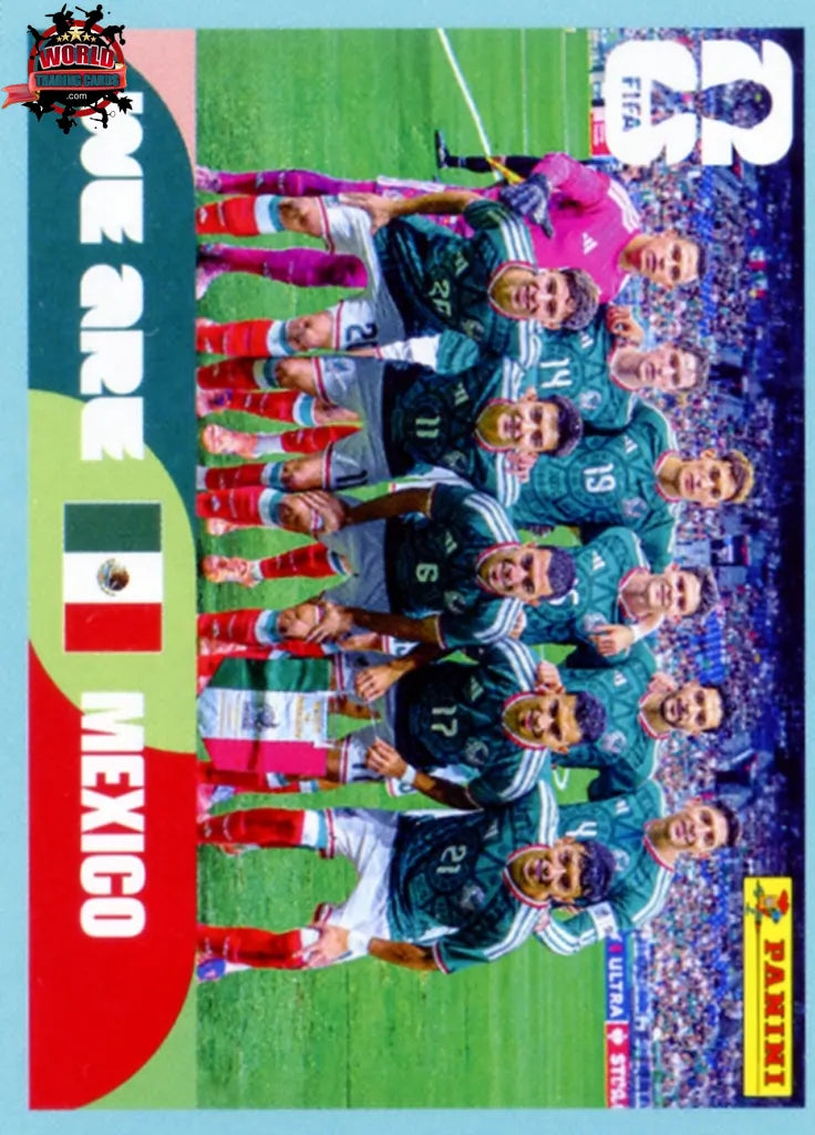 #MEX013 | Panini | Fifa World Cup Stickers | 2026 | Team Photo | Mexico | Base