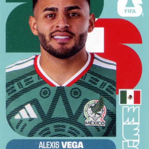 【価格交渉喜んで】【超レア】86' メキシコ FIFA　オフィシャル・ステッカー Football Trading Card-Alexis Vega-Mexico-Panini Fifa World Cup