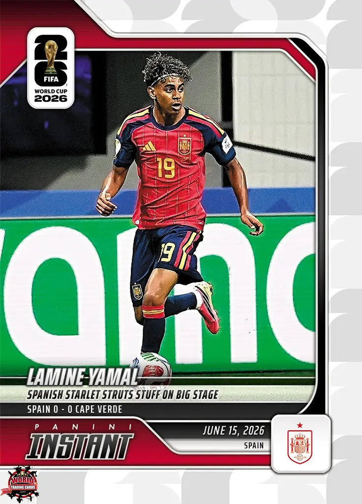 PIWC030 | Panini | FIFA World Cup | 2026 | PANINI INSTANT | Lamine Yamal | Base | Exclusive USA | Limited Editions | PREORDEN