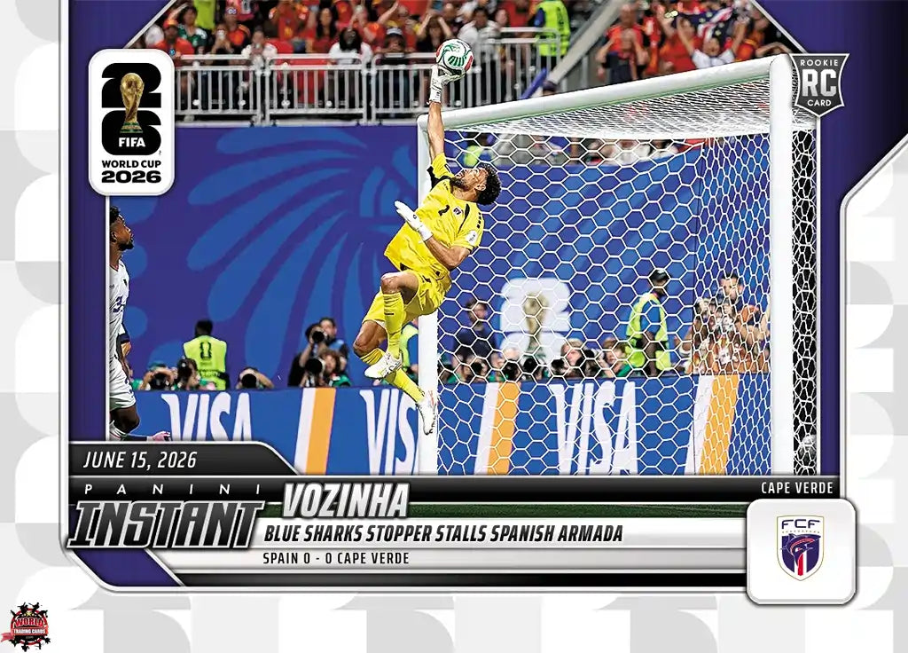 PIWC031 | Panini | FIFA World Cup | 2026 | PANINI INSTANT | Vozinha | Base | RC | Exclusive USA | Limited Editions | PREORDEN