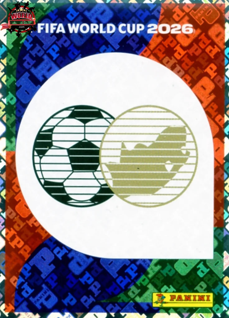 #RSA001 | Panini | Fifa World Cup Stickers | 2026 | Emblem | South Africa | Foil