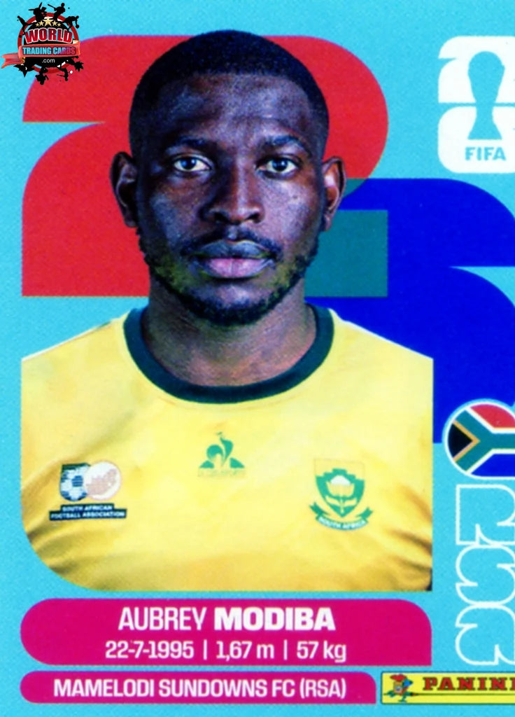#RSA004 | Panini | Fifa World Cup Stickers | 2026 | Aubrey Modiba | South Africa | Base