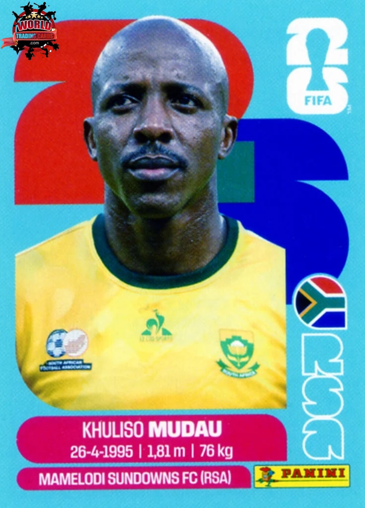 #RSA009 | Panini | Fifa World Cup Stickers | 2026 | Khuliso Mudau | South Africa | Base