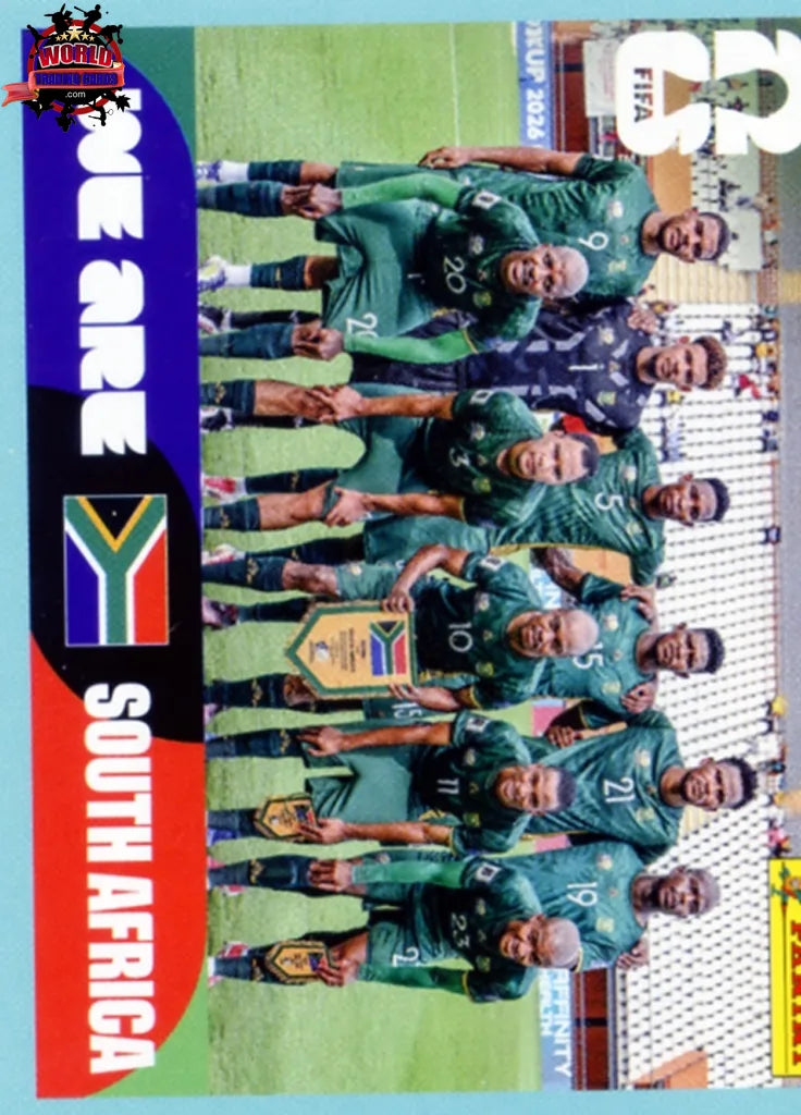 #RSA013 | Panini | Fifa World Cup Stickers | 2026 | Team Photo | South Africa | Base