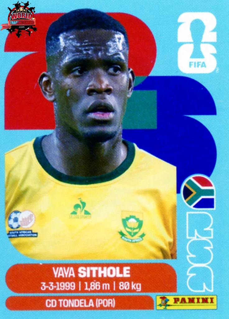#RSA015 | Panini | Fifa World Cup Stickers | 2026 | Yaya Sithole | South Africa | Base