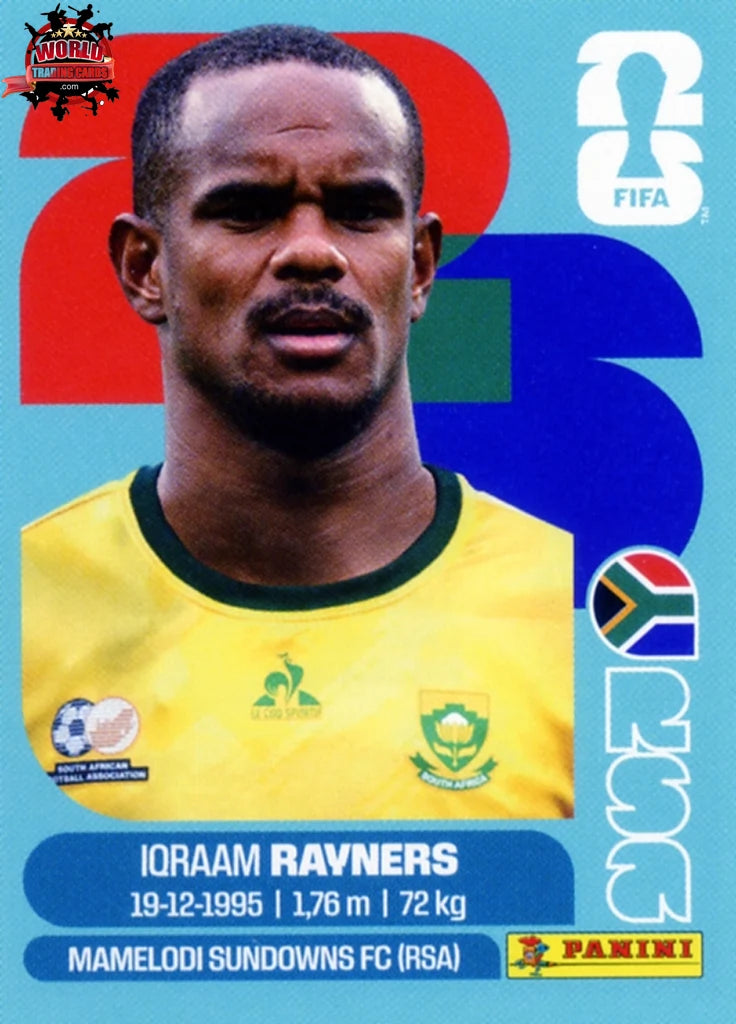 #RSA018 | Panini | Fifa World Cup Stickers | 2026 | Iqraam Rayners | South Africa | Base