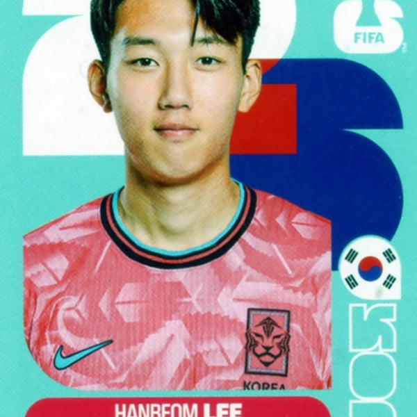 Football Trading Card-Han-beom Lee-South Korea-Panini Fifa World