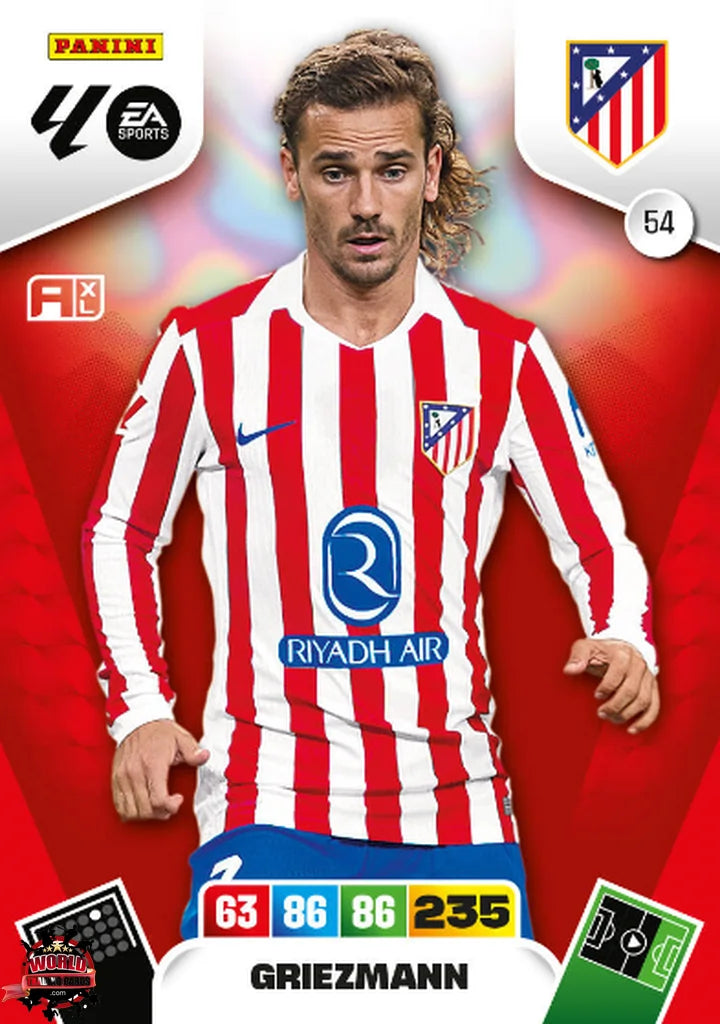 Griezmann - Atlético de Madrid - Panini Adrenalyn XL - 2025-2026 - 54 - Basico