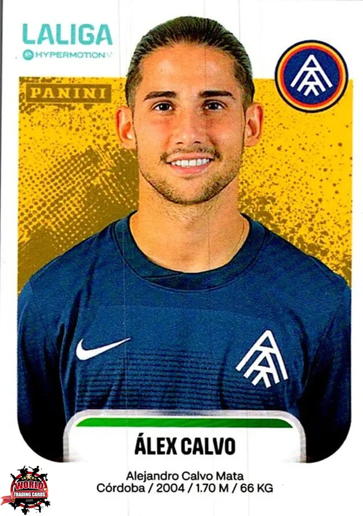 Cromo Trading Card Fútbol-Álex Calvo-FC Andorra-Panini La Liga HypermotionV 2025-2026-54-Basico