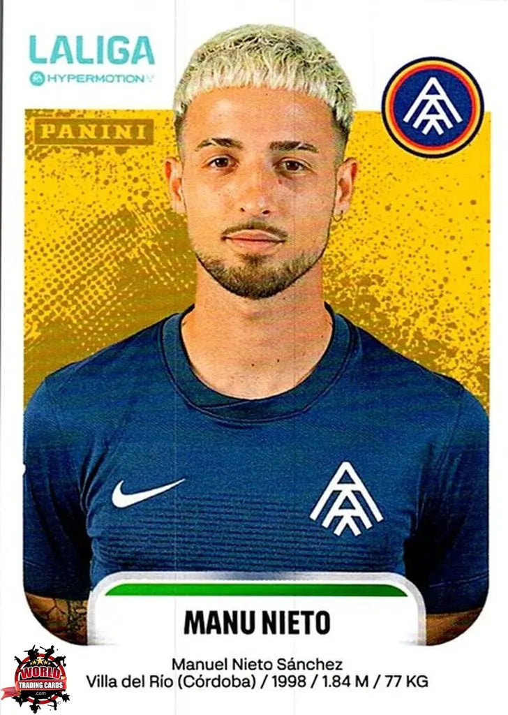 Cromo Trading Card Fútbol-Manu Nieto-FC Andorra-Panini La Liga HypermotionV 2025-2026-57-Basico