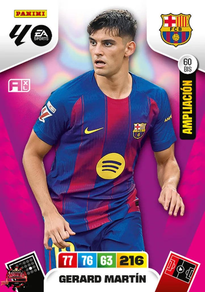 Gerard Martin - FC Barcelona - Panini Adrenalyn XL - 2025-2026 - 60Bis - Basico Ampliación LG