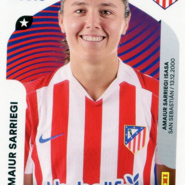 Soccer Trading Card-Amaiur Sarriegi-Atlético de Madrid-Panini Liga