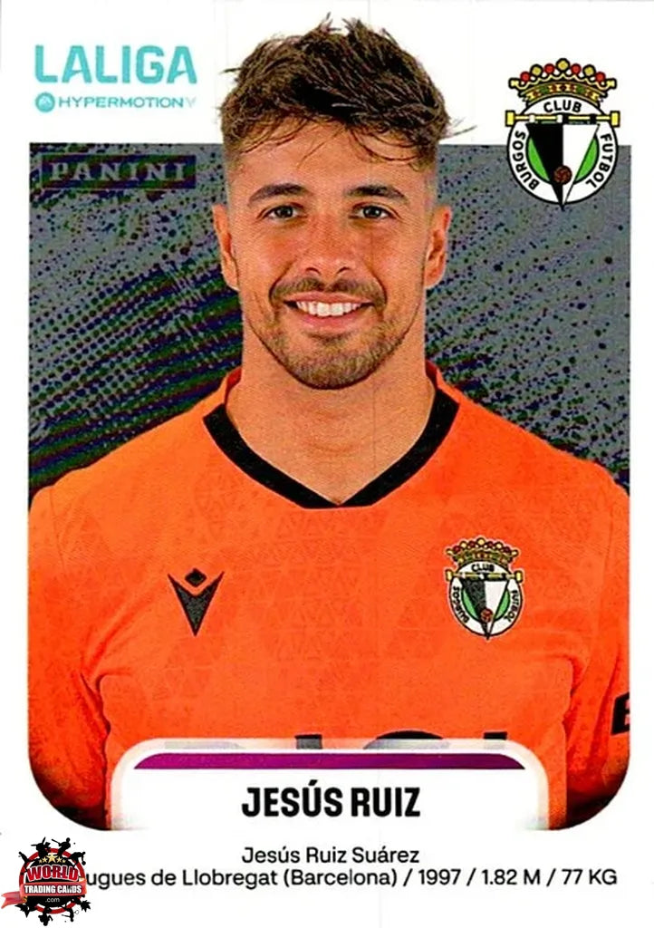 Cromo Trading Card Fútbol-Jesús Ruiz-Burgos CF-Panini La Liga HypermotionV 2025-2026-62-Basico