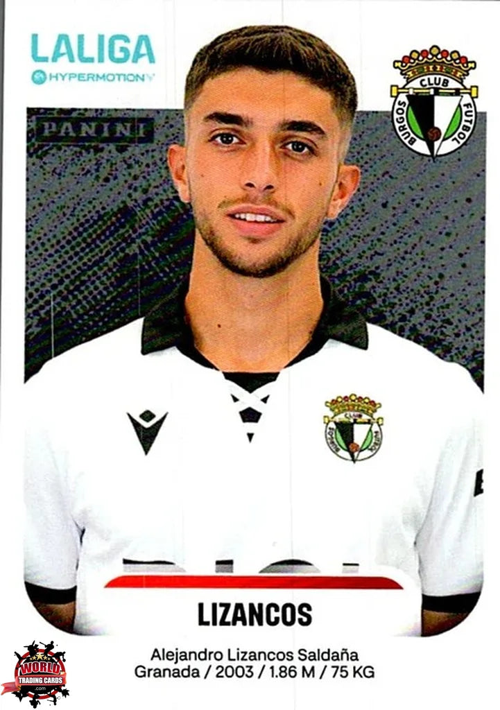Cromo Trading Card Fútbol-Lizancos-Burgos CF-Panini La Liga HypermotionV 2025-2026-64A-Basico