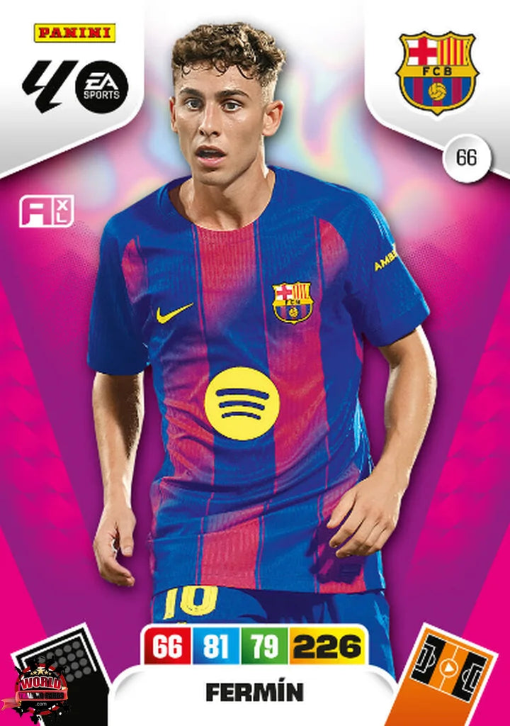 Fermín - FC Barcelona - Panini Adrenalyn XL - 2025-2026 - 66 - Basico
