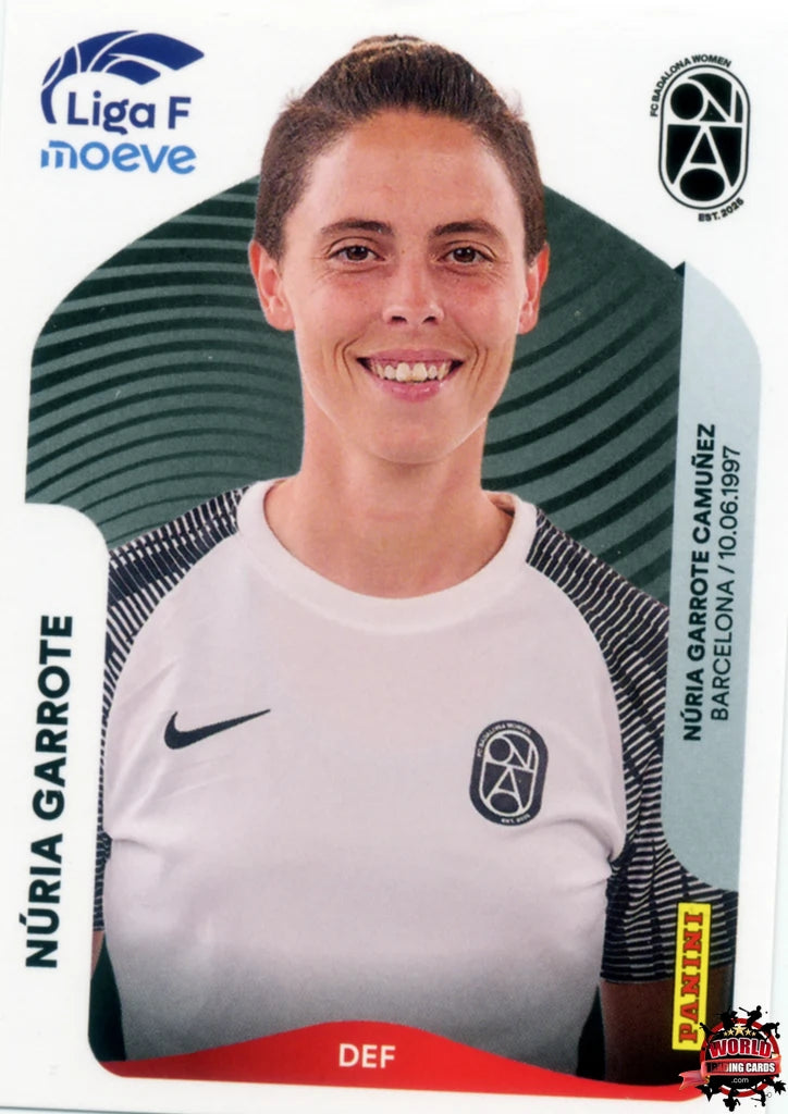 Cromo Trading Card Fútbol-Núria Garrote-FC Badalona Women-Panini Liga F Moeve 2025-2026-66-Basico