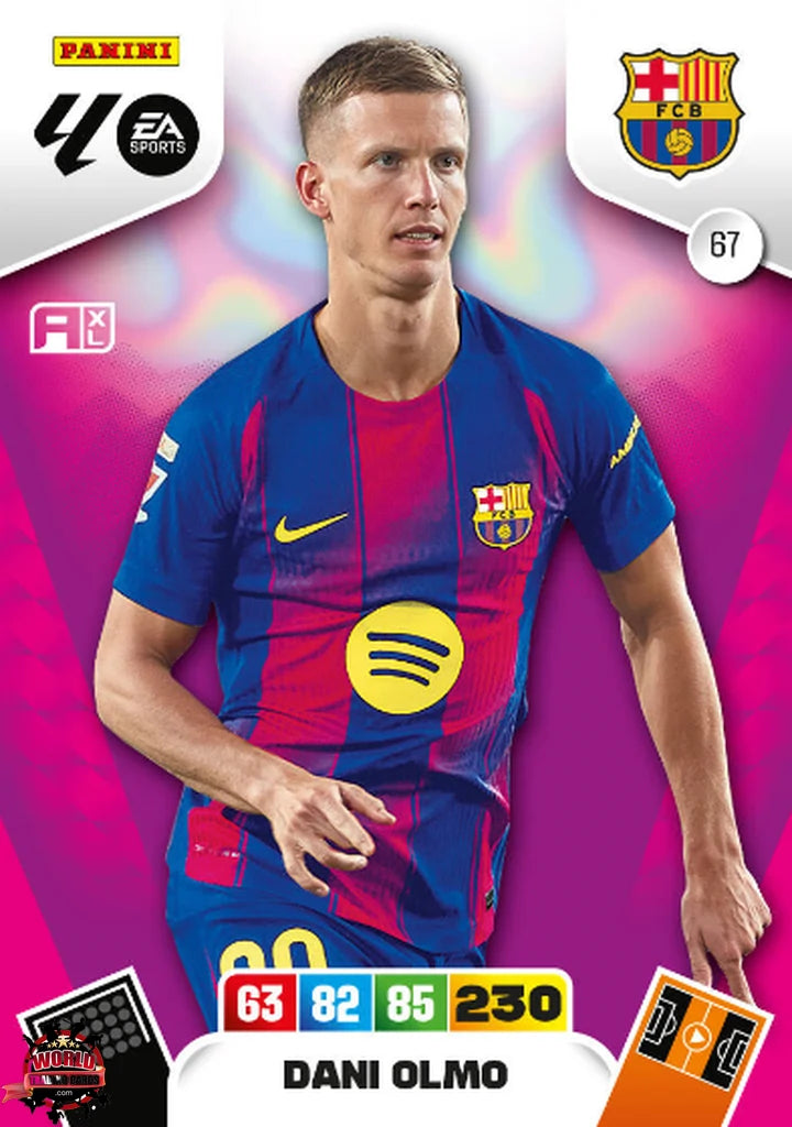 Dani Olmo - FC Barcelona - Panini Adrenalyn XL - 2025-2026 - 67 - Basico