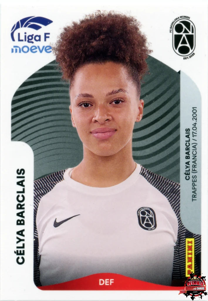 Cromo Trading Card Fútbol-Célya Barclais-FC Badalona Women-Panini Liga F Moeve 2025-2026-67-Basico