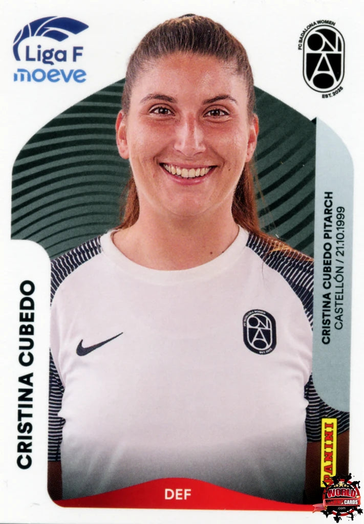 Cromo Trading Card Fútbol-Cristina Cubedo-FC Badalona Women-Panini Liga F Moeve 2025-2026-68-Basico