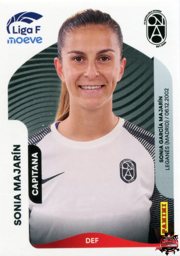 Cromo Trading Card Fútbol-Sonia Majarín-FC Badalona Women-Panini Liga F Moeve 2025-2026-69-Basico