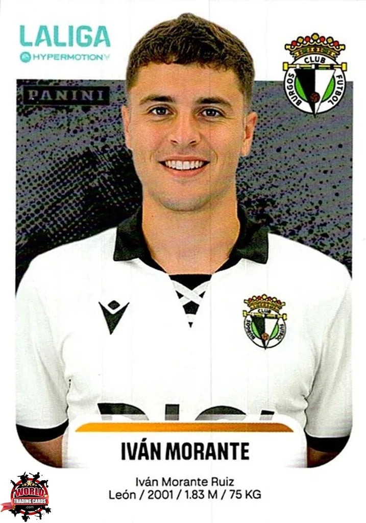 Cromo Trading Card Fútbol-Iván Morante-Burgos CF-Panini La Liga HypermotionV 2025-2026-71-Basico