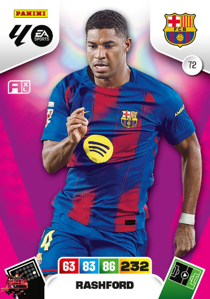 Rashford - FC Barcelona - Panini Adrenalyn XL - 2025-2026 - 72 - Basico