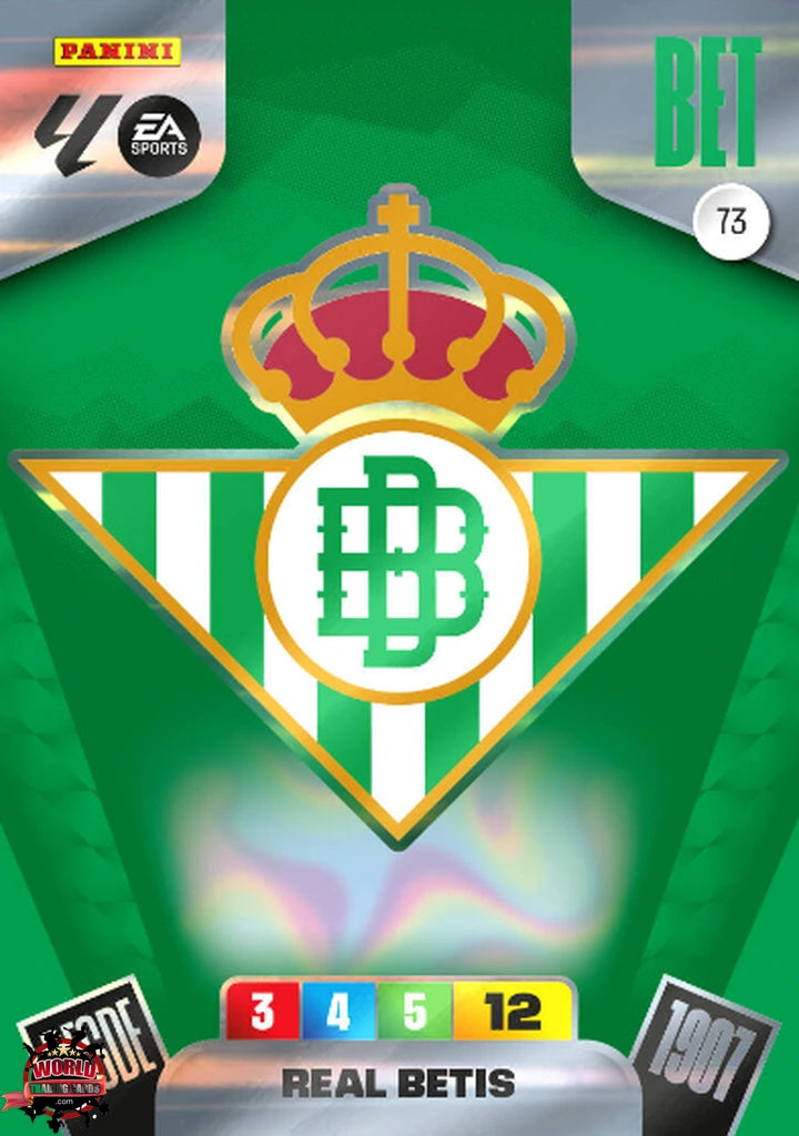Escudo - Real Betis - Panini Adrenalyn XL - 2025-2026 - 73 - Basico