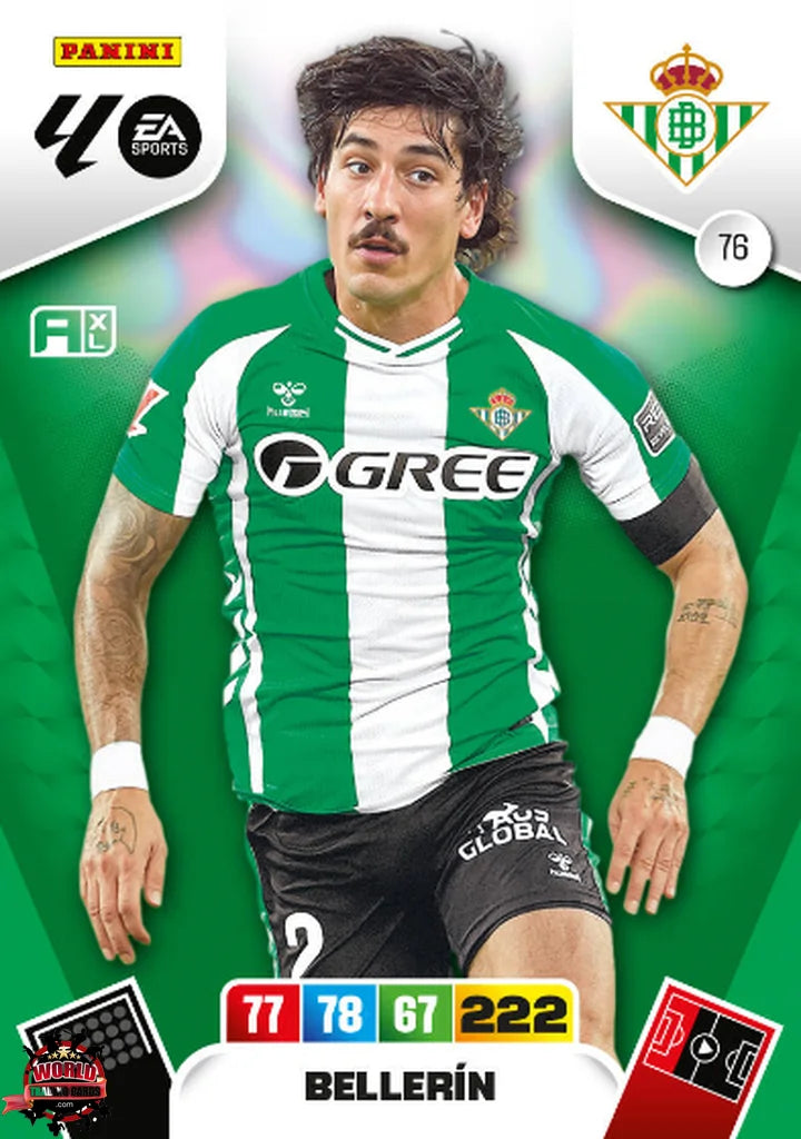 Bellerín - Real Betis - Panini Adrenalyn XL - 2025-2026 - 76 - Basico