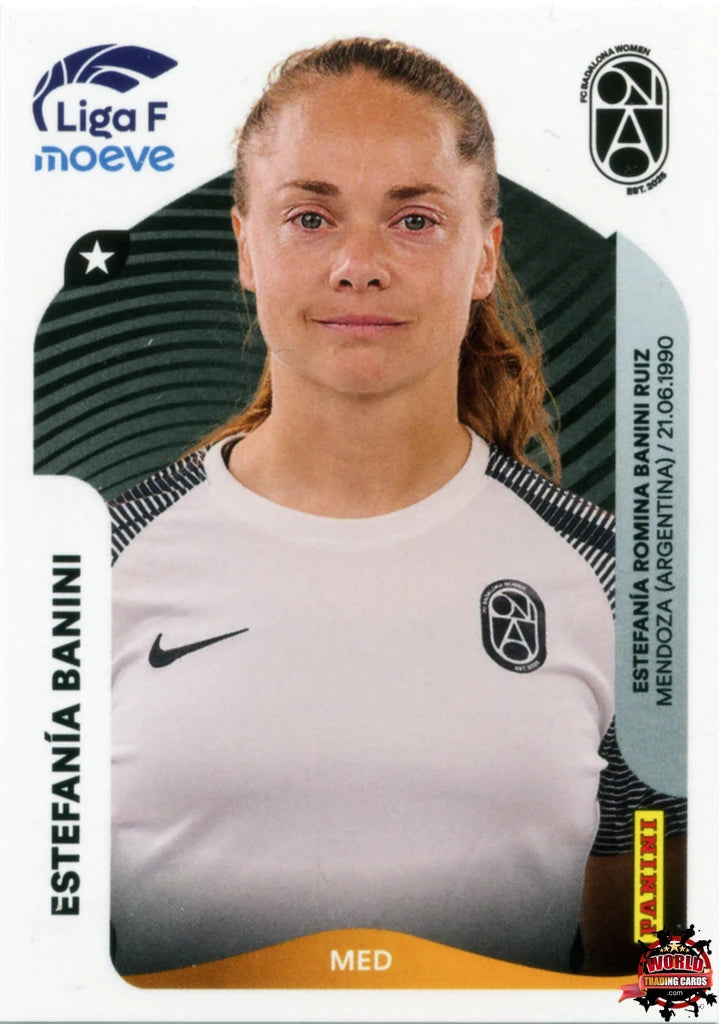 Cromo Trading Card Fútbol-Estefanía Banini-FC Badalona Women-Panini Liga F Moeve 2025-2026-76-Basico