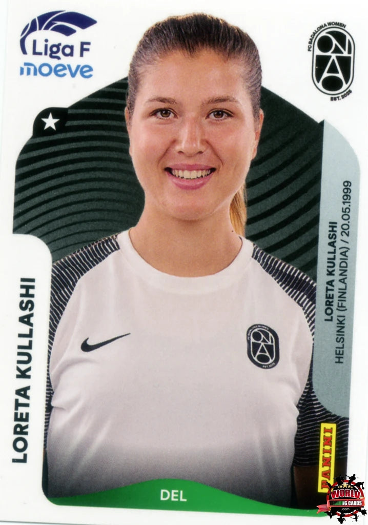 Cromo Trading Card Fútbol-Loreta Kullashi-FC Badalona Women-Panini Liga F Moeve 2025-2026-80-Basico