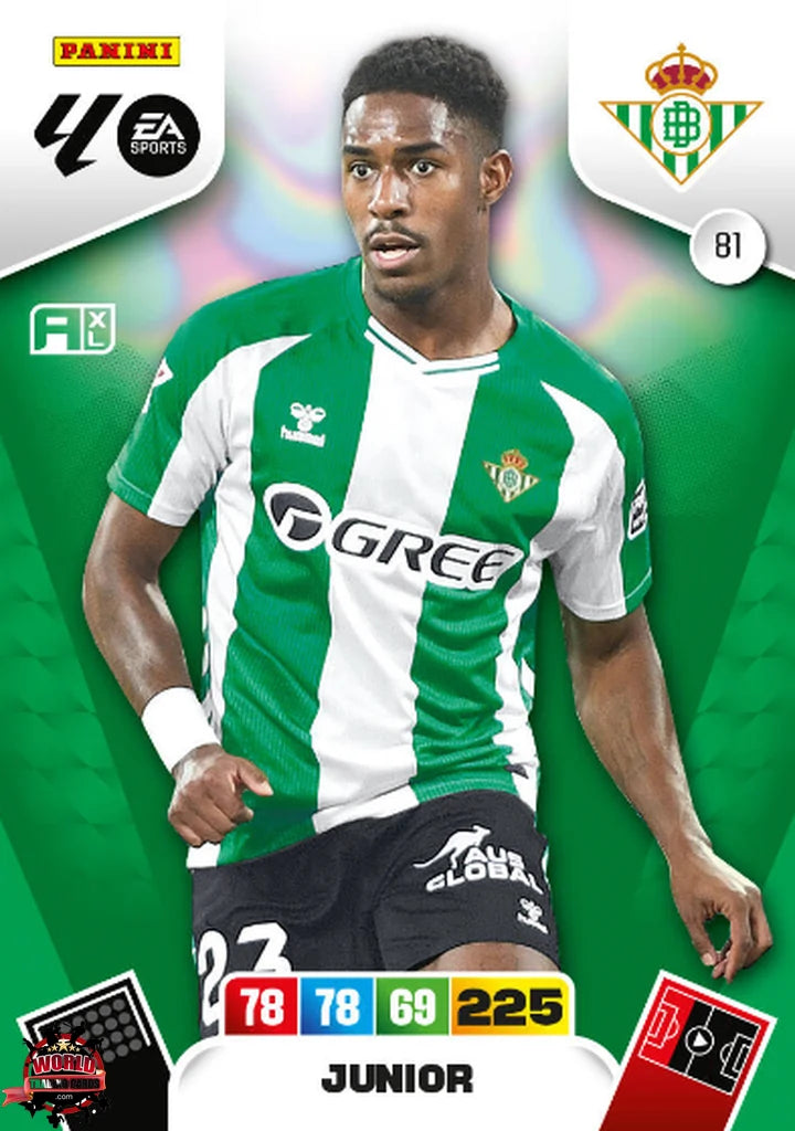 Junior - Real Betis - Panini Adrenalyn XL - 2025-2026 - 81 - Basico