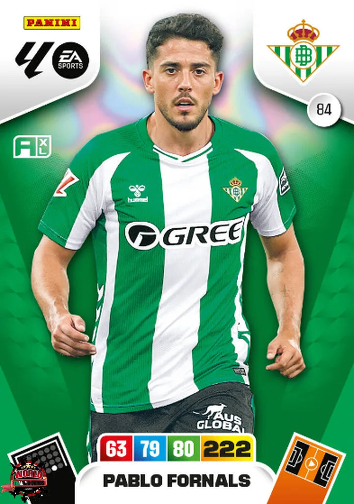 Pablo Fornals - Real Betis - Panini Adrenalyn XL - 2025-2026 - 84 - Basico