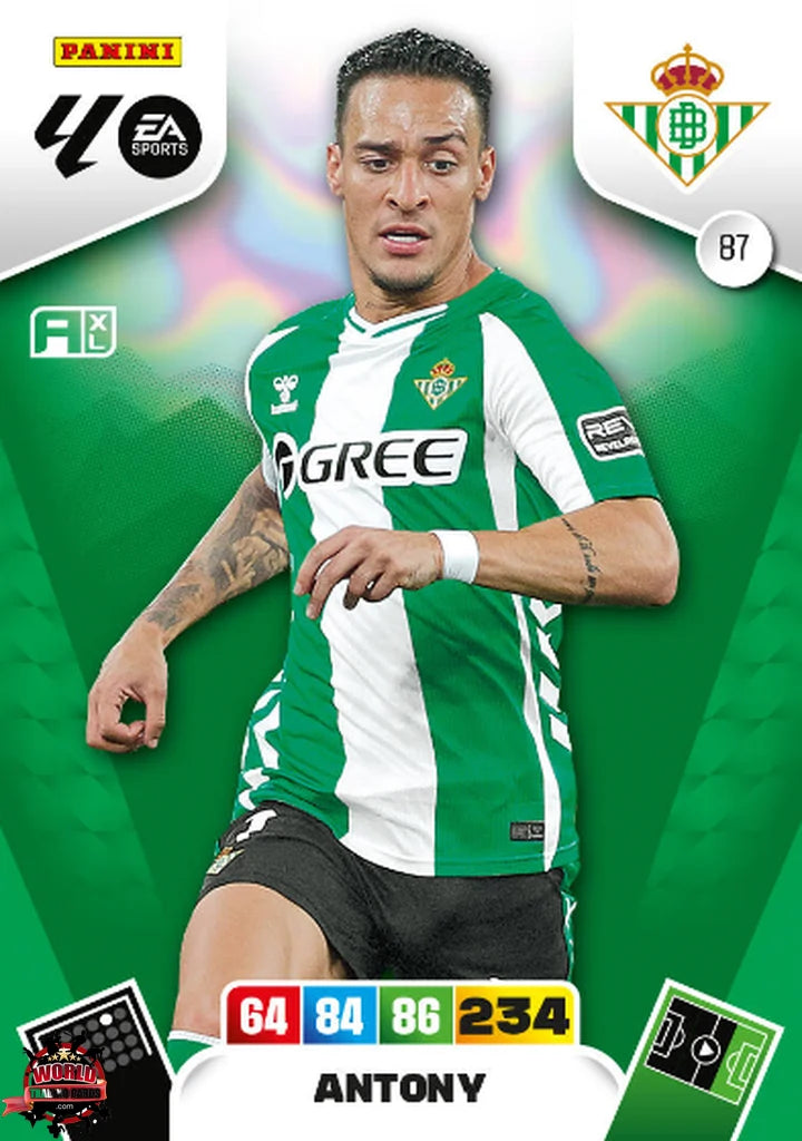 Antony - Real Betis - Panini Adrenalyn XL - 2025-2026 - 87 - Basico