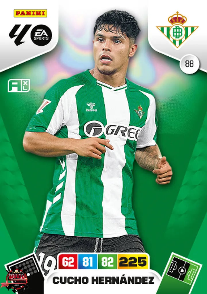 Cucho Hernández - Real Betis - Panini Adrenalyn XL - 2025-2026 - 88 - Basico