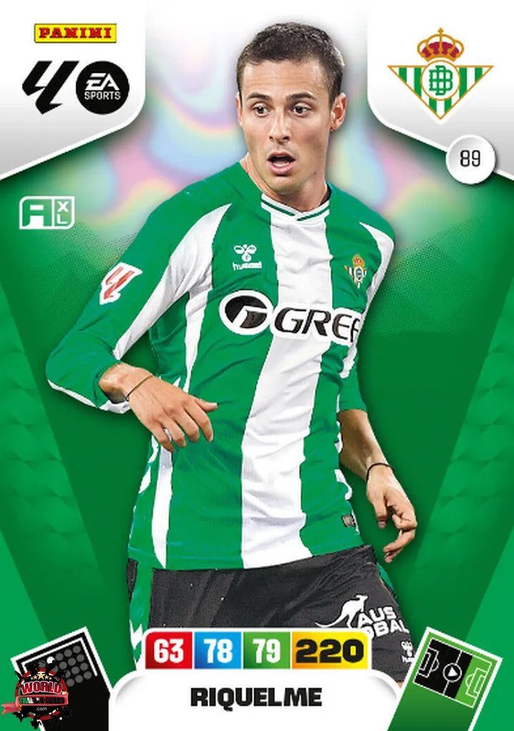 Riquelme - Real Betis - Panini Adrenalyn XL - 2025-2026 - 89 - Basico