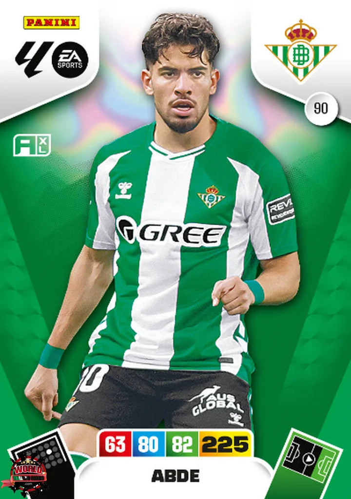 Abde - Real Betis - Panini Adrenalyn XL - 2025-2026 - 90 - Basico