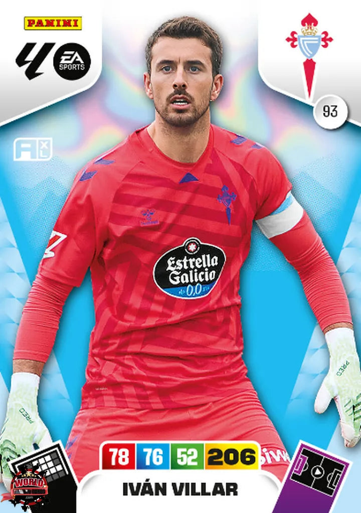 Iván Villar - RC Celta - Panini Adrenalyn XL - 2025-2026 - 93 - Basico