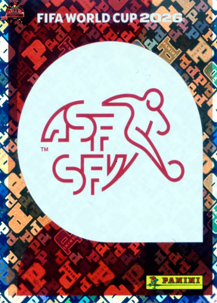#SUI001 | Panini | Fifa World Cup Stickers | 2026 | Emblem | Switzerland | Foil - International version