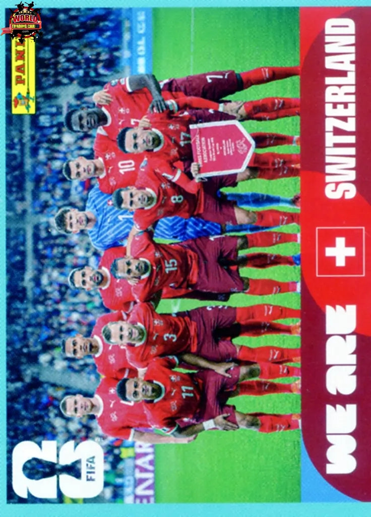 #SUI013 | Panini | Fifa World Cup Stickers | 2026 | Team Photo | Switzerland | Base - International version