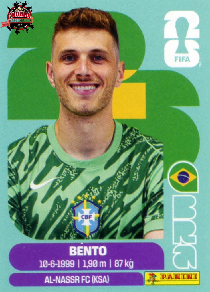 #BRA003 | Panini | Fifa World Cup Stickers | 2026 | Bento | Brazil | Base - International version