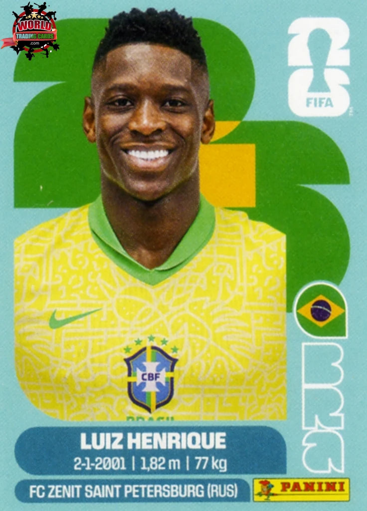 #BRA012 | Panini | Fifa World Cup Stickers | 2026 | Luiz Henrique | Brazil | Base - International version