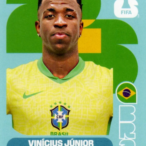 Football Trading Card - Vinicius Júnior - Brazil - Panini Fifa