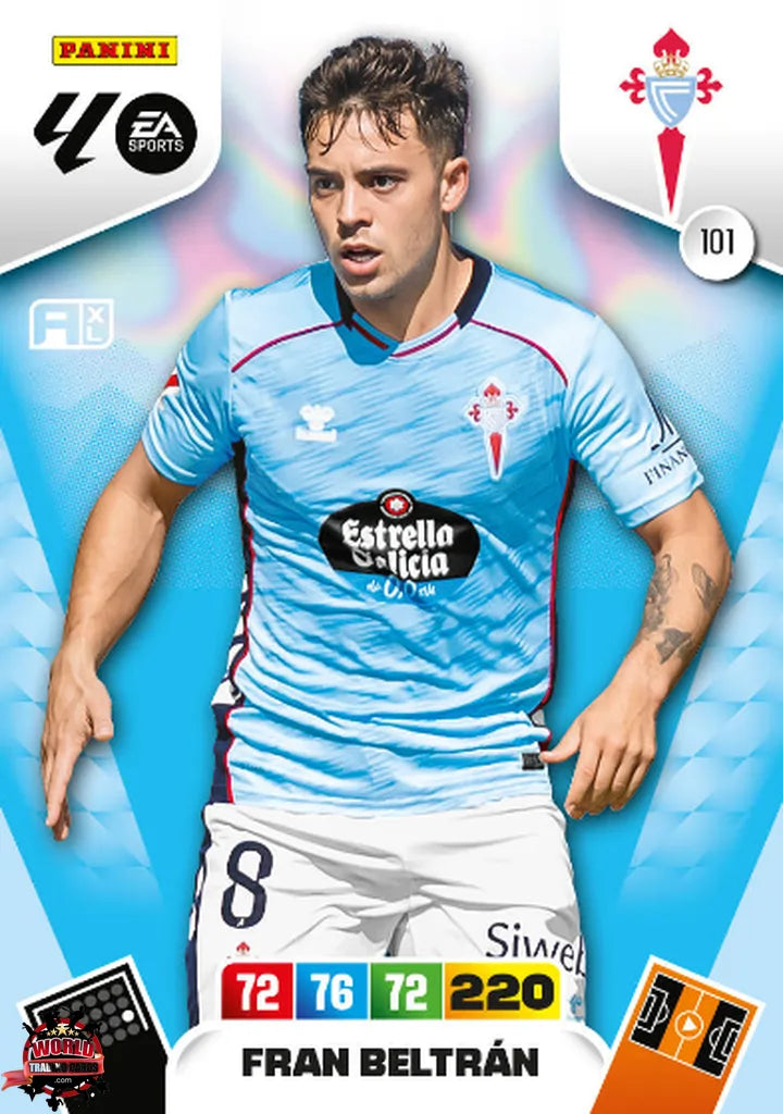 Fran Beltrán - RC Celta - Panini Adrenalyn XL - 2025-2026 - 101 - Basico