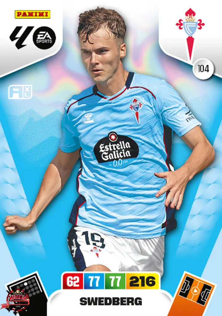Swedberg - RC Celta - Panini Adrenalyn XL - 2025-2026 - 104 - Basico