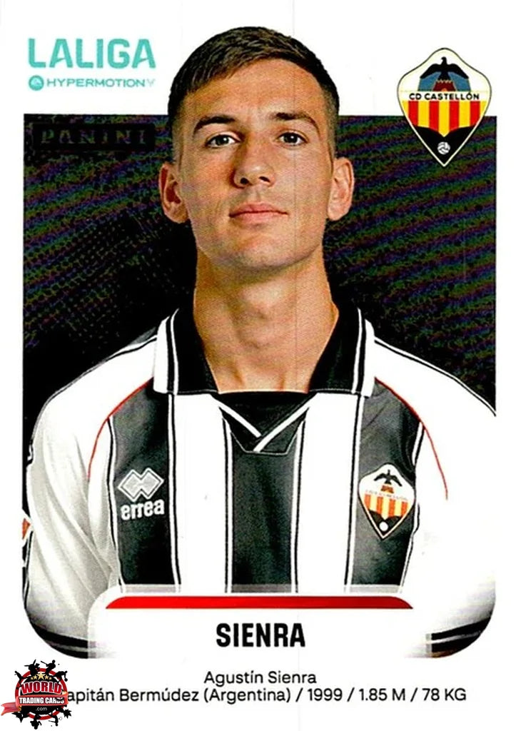 Cromo Trading Card Fútbol-Sienra-CD Castellón-Panini La Liga HypermotionV 2025-2026-104-Basico