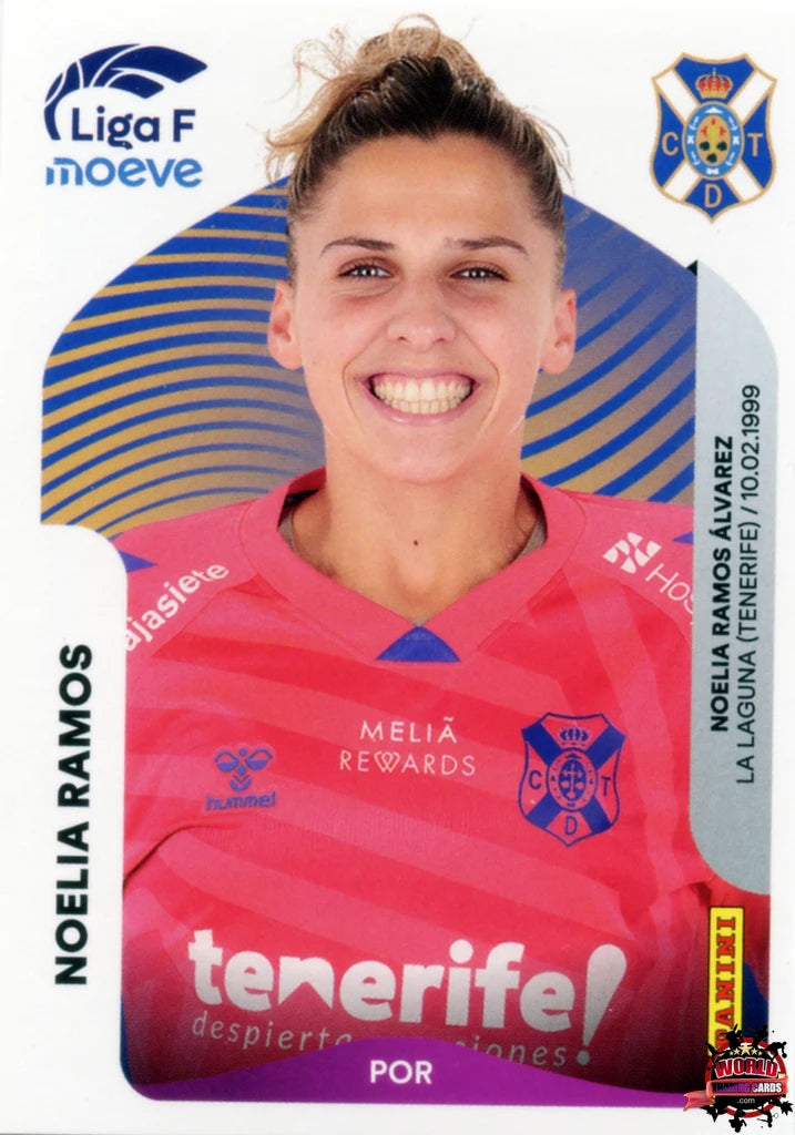 Cromo Trading Card Fútbol-Noelia Ramos-Costa Adeje Tenerife-Panini Liga F Moeve 2025-2026-104-Basico